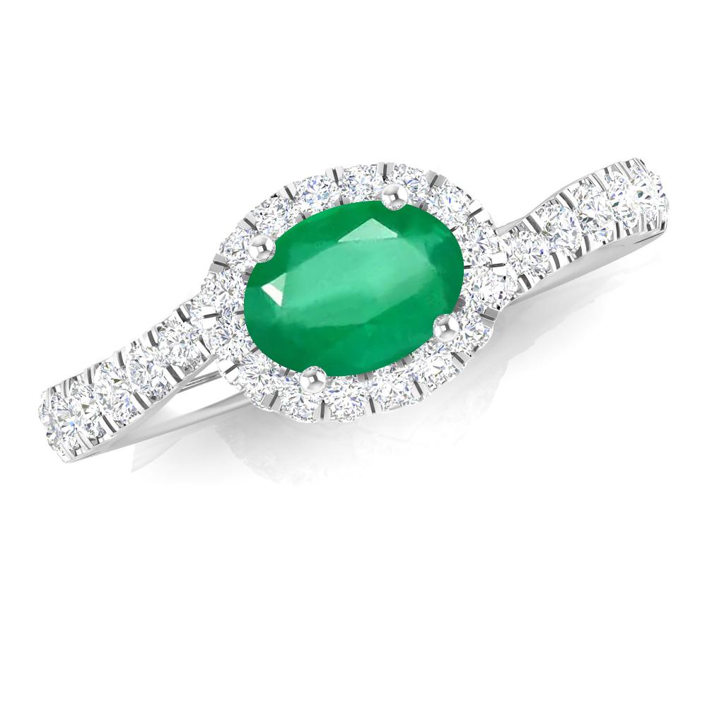 White Gold - Emerald