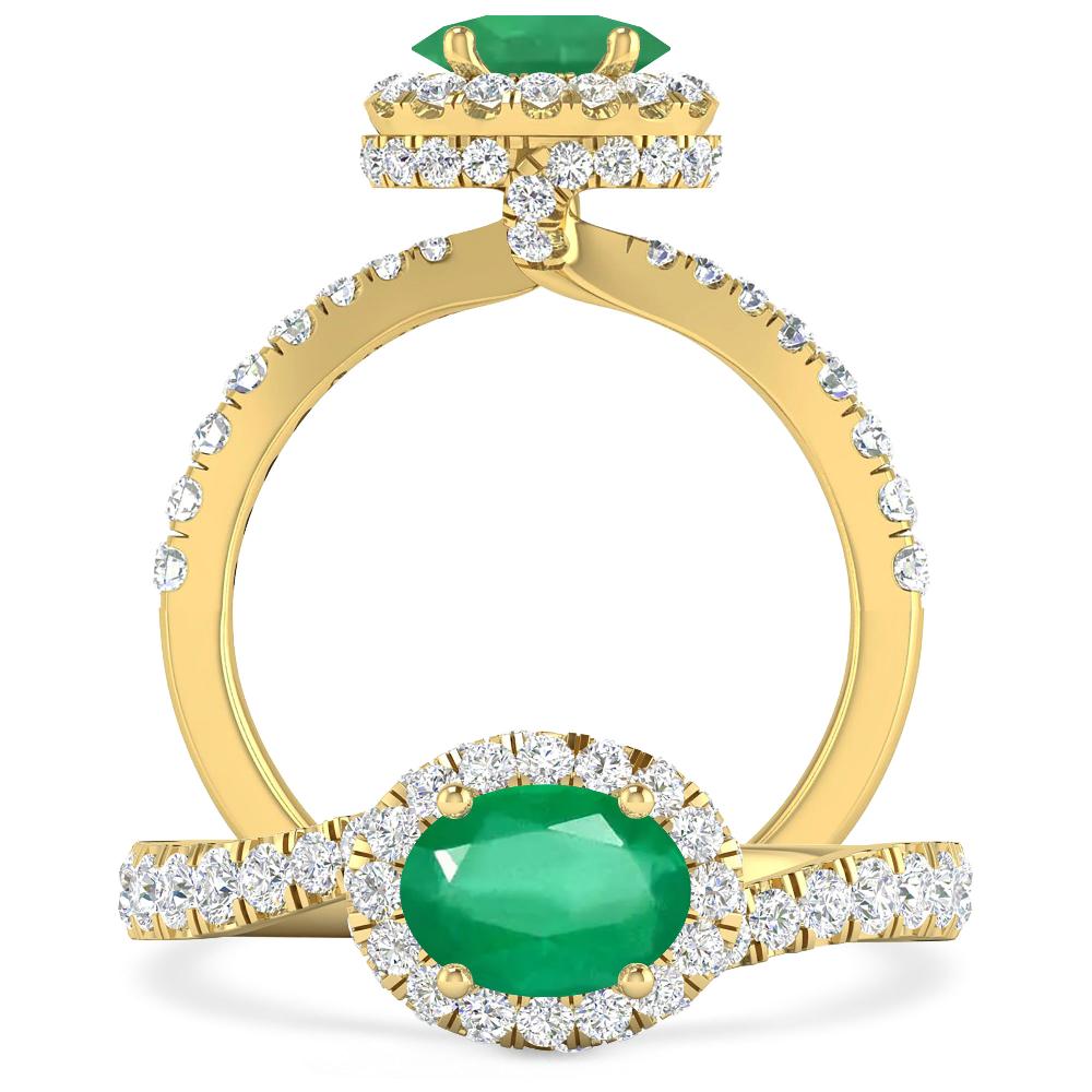 Yellow Gold - Emerald