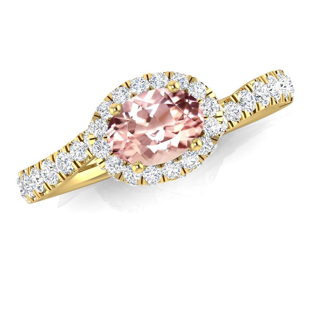 Yellow Gold - Morganite