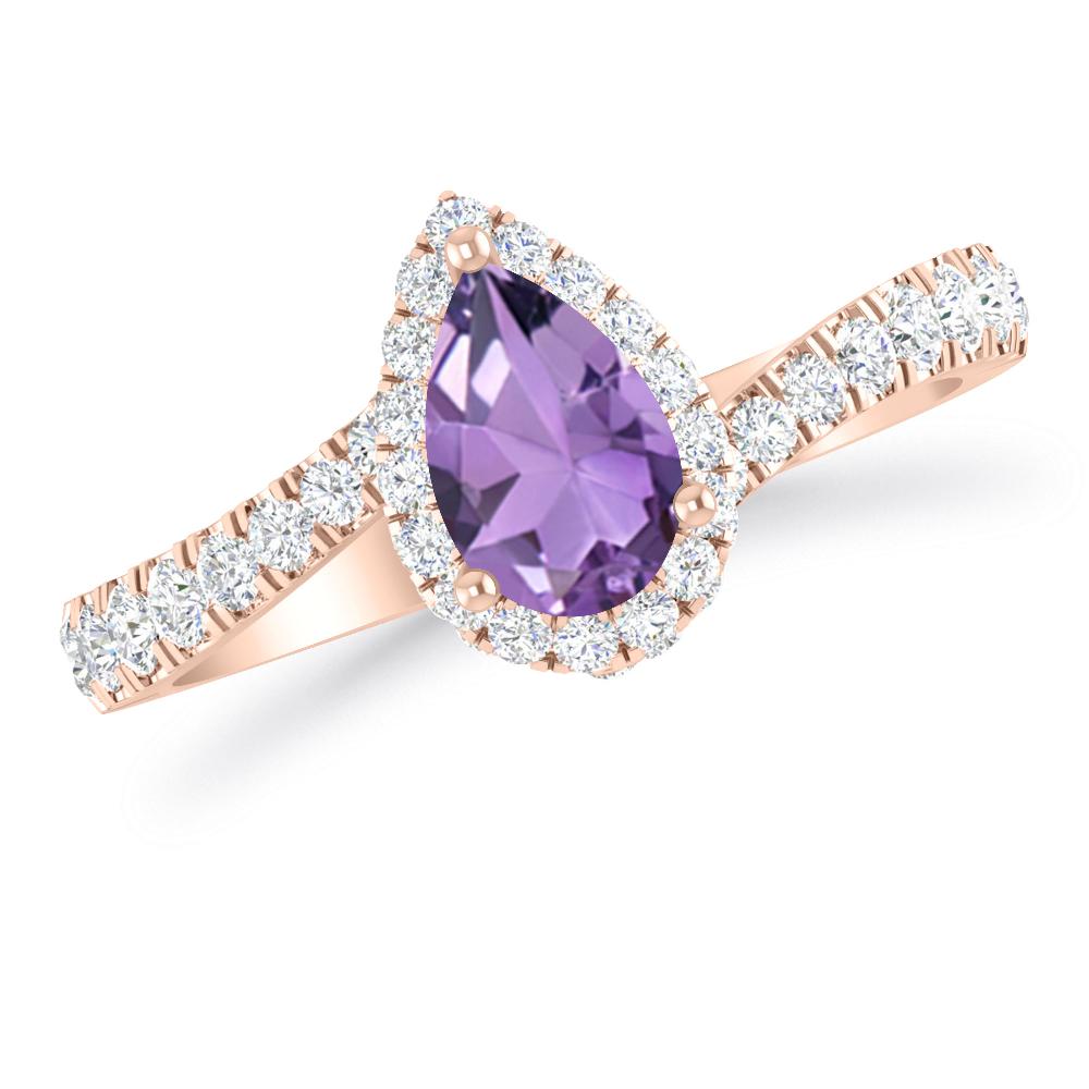 Rose Gold - Amethyst