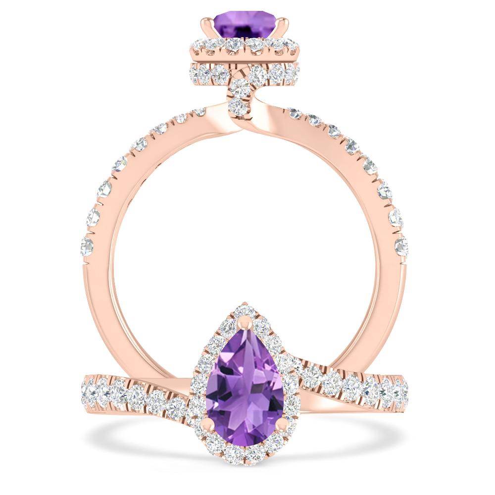 Rose Gold - Amethyst