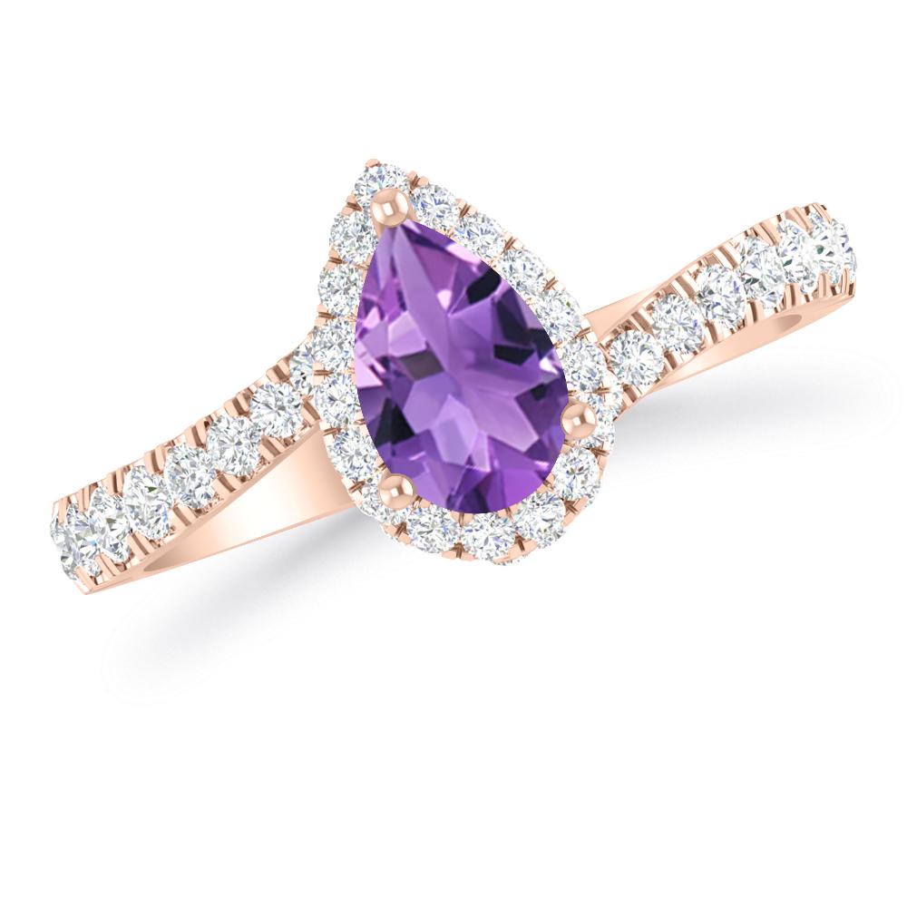 Rose Gold - Amethyst