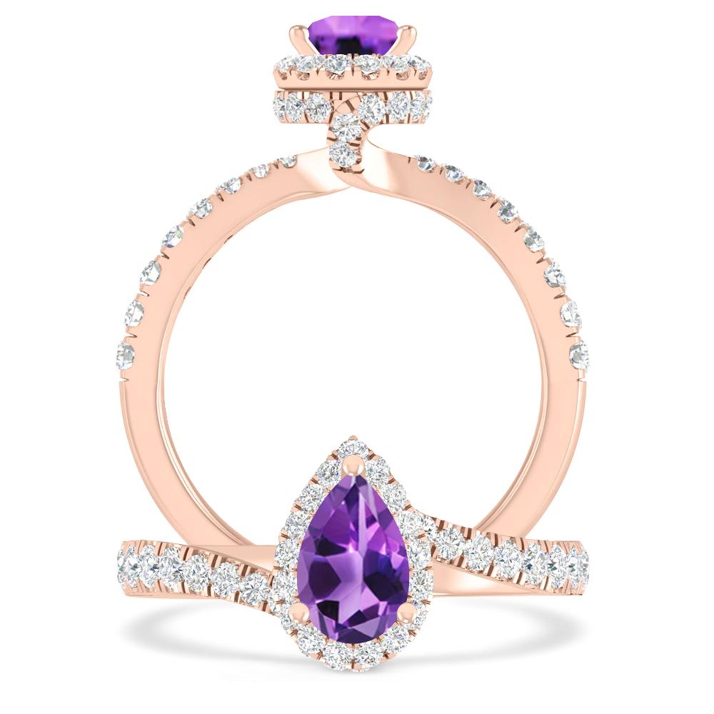 Rose Gold - Amethyst