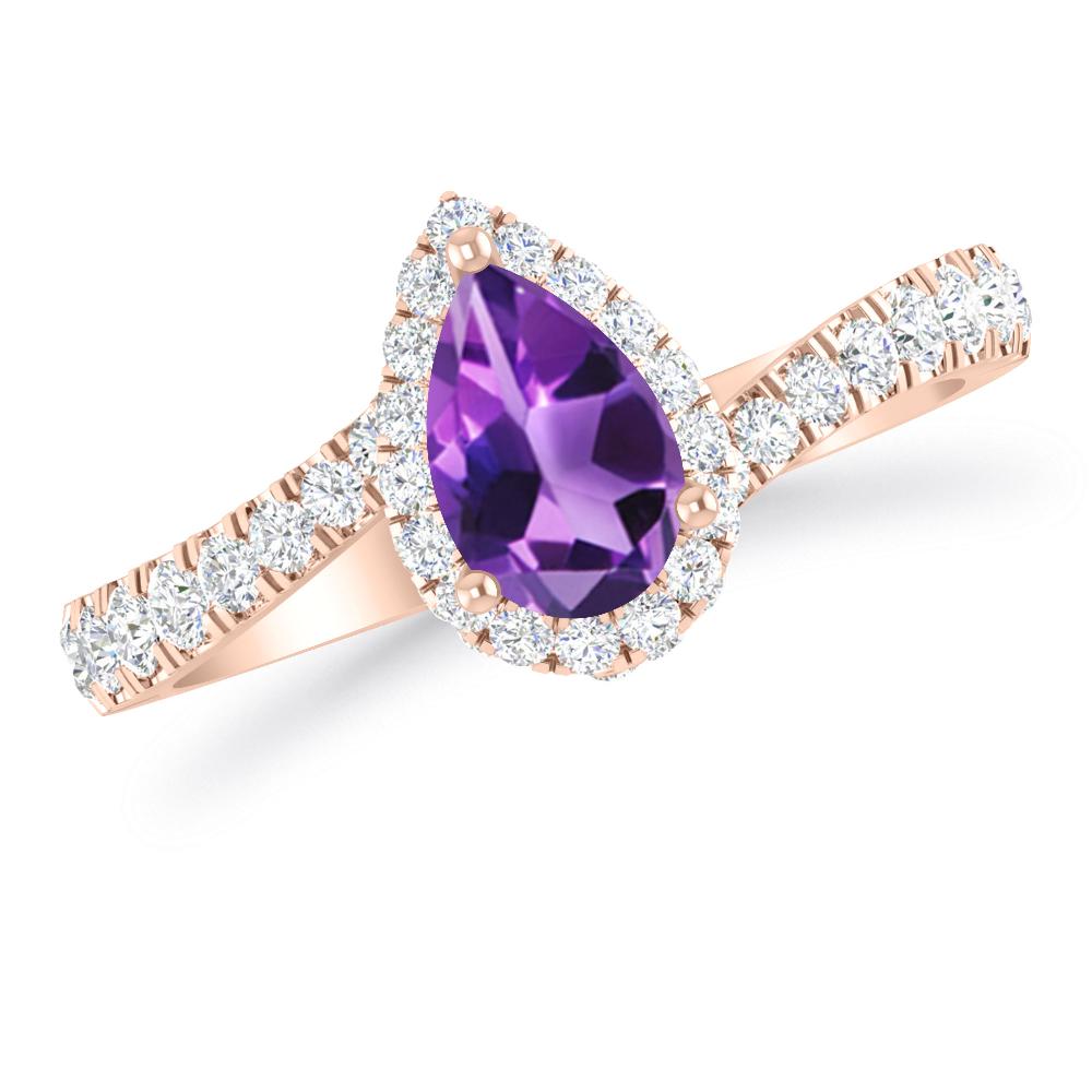 Rose Gold - Amethyst