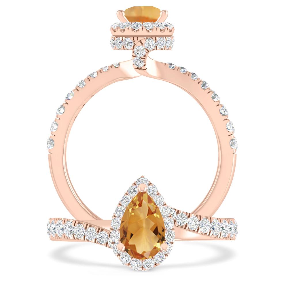 Rose Gold - Citrine