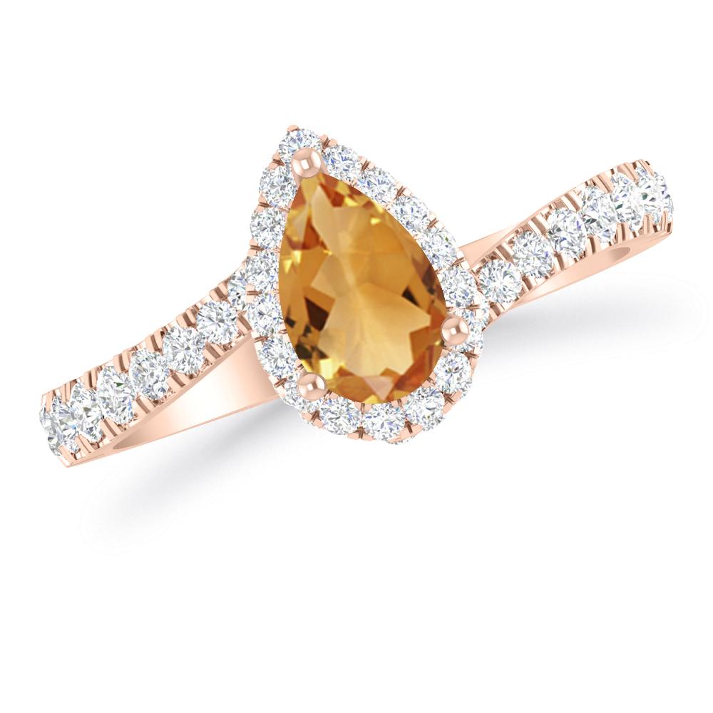 Rose Gold - Citrine