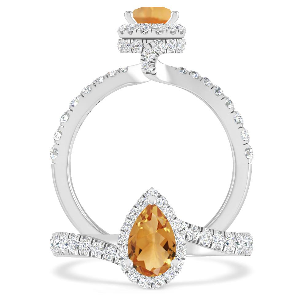 White Gold - Citrine