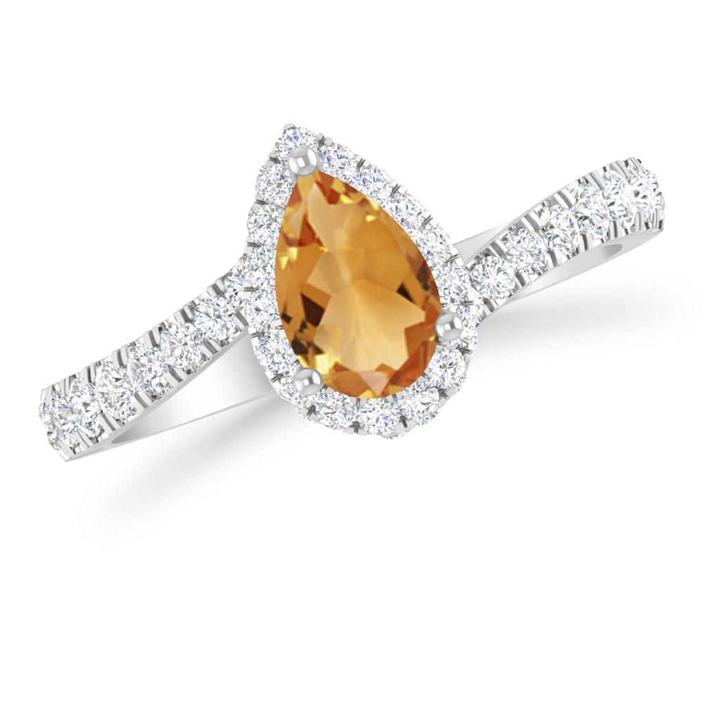 White Gold - Citrine