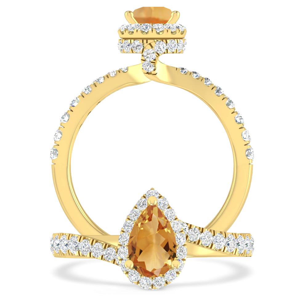 Yellow Gold - Citrine