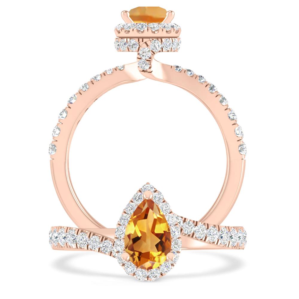 Rose Gold - Citrine