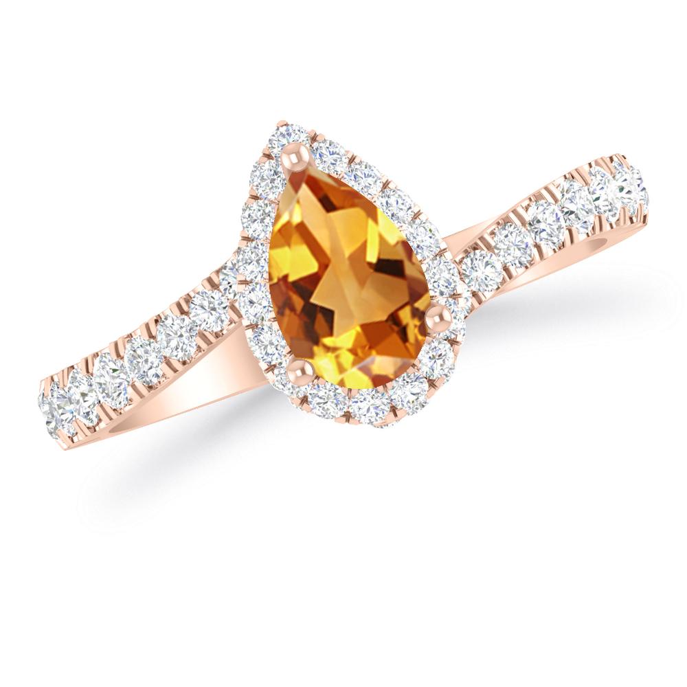 Rose Gold - Citrine