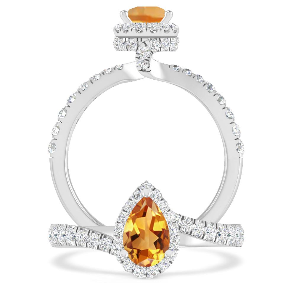 White Gold - Citrine