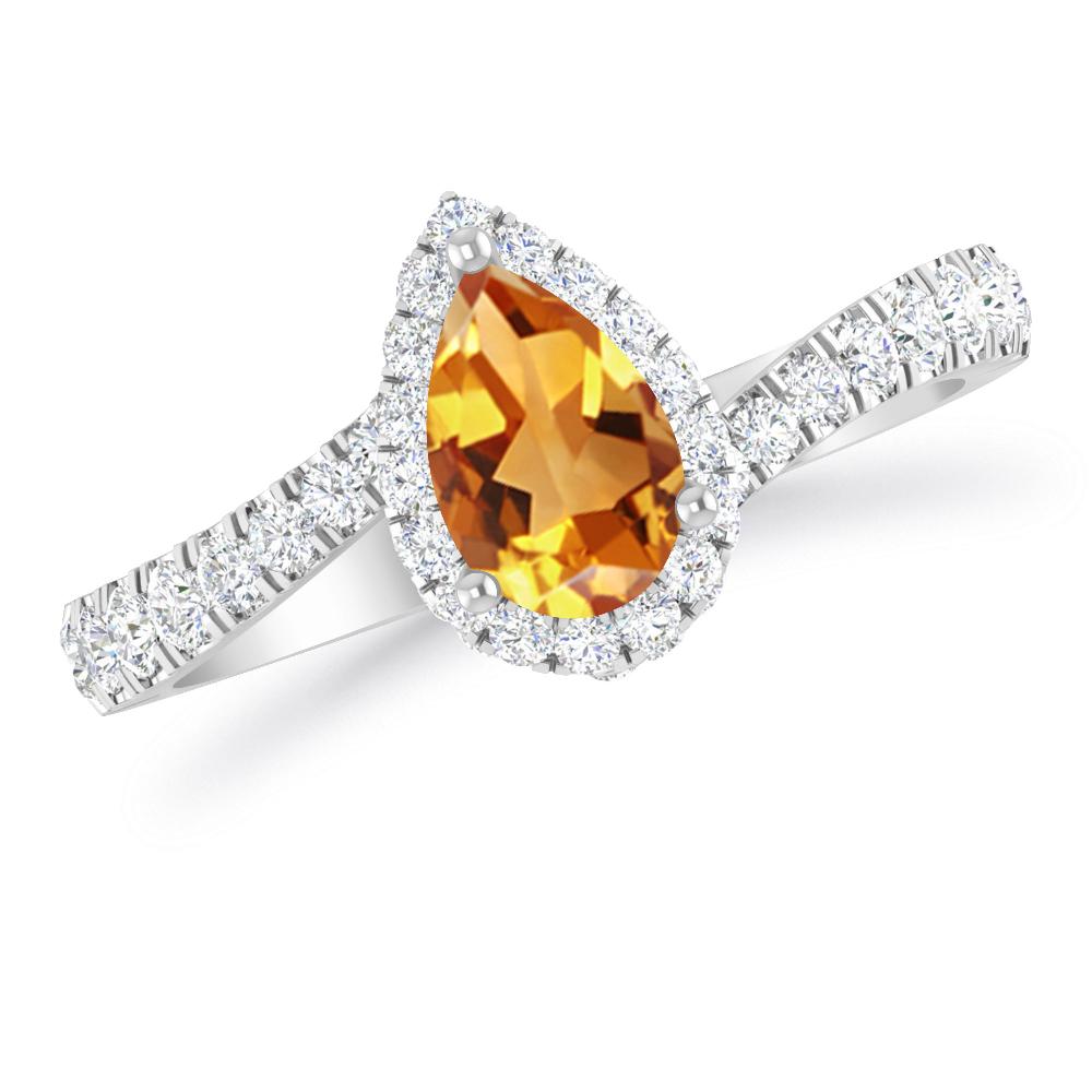 White Gold - Citrine