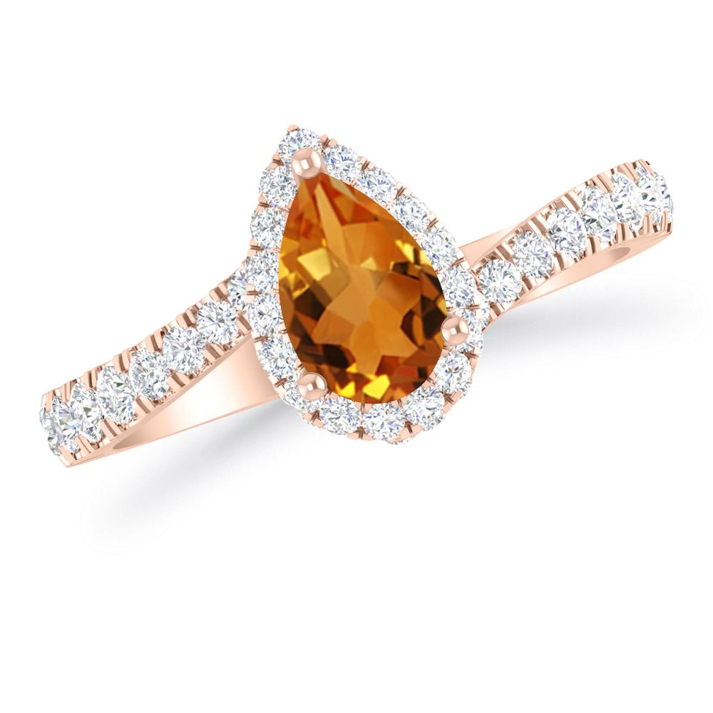 Rose Gold - Citrine
