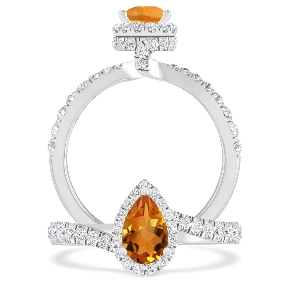 White Gold - Citrine