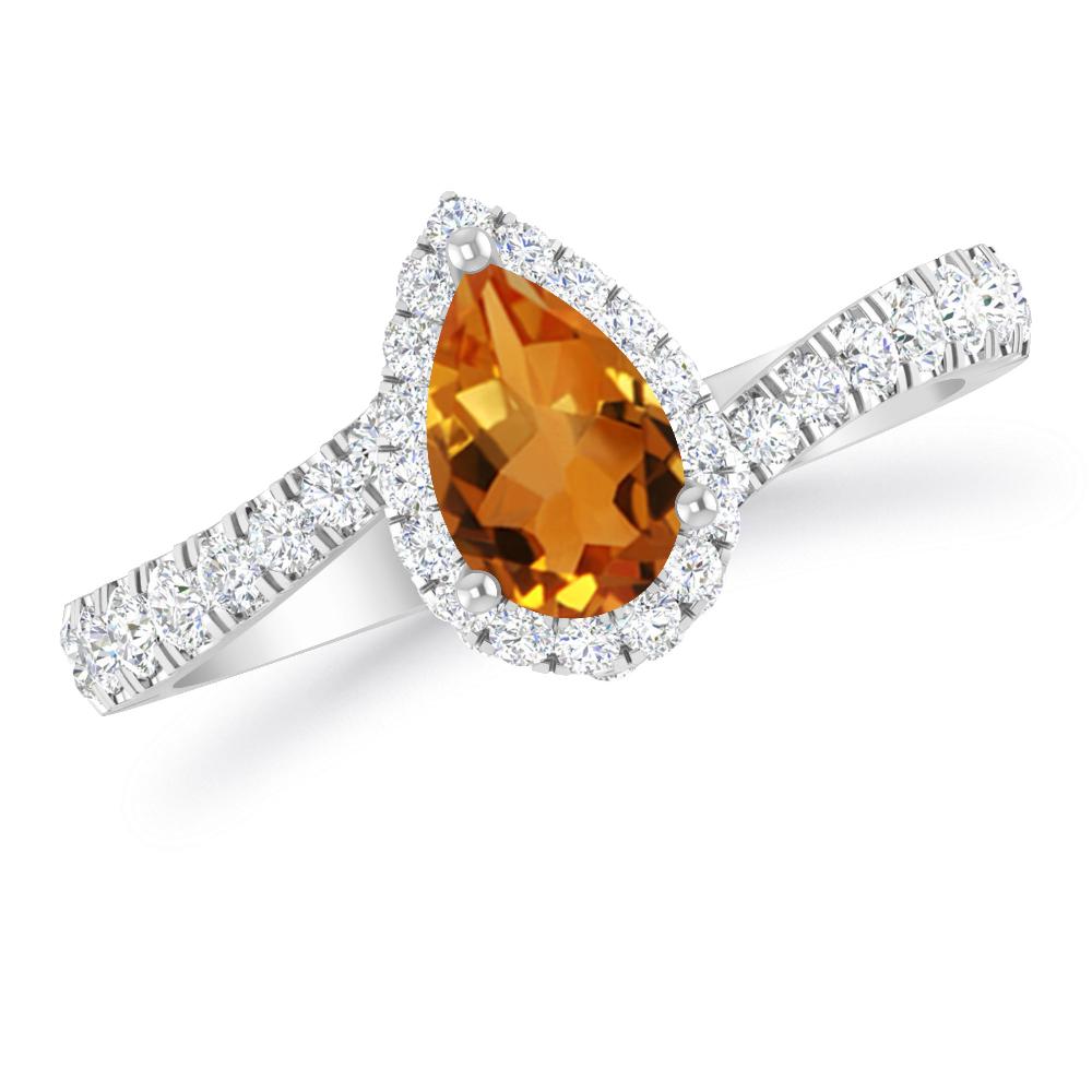White Gold - Citrine