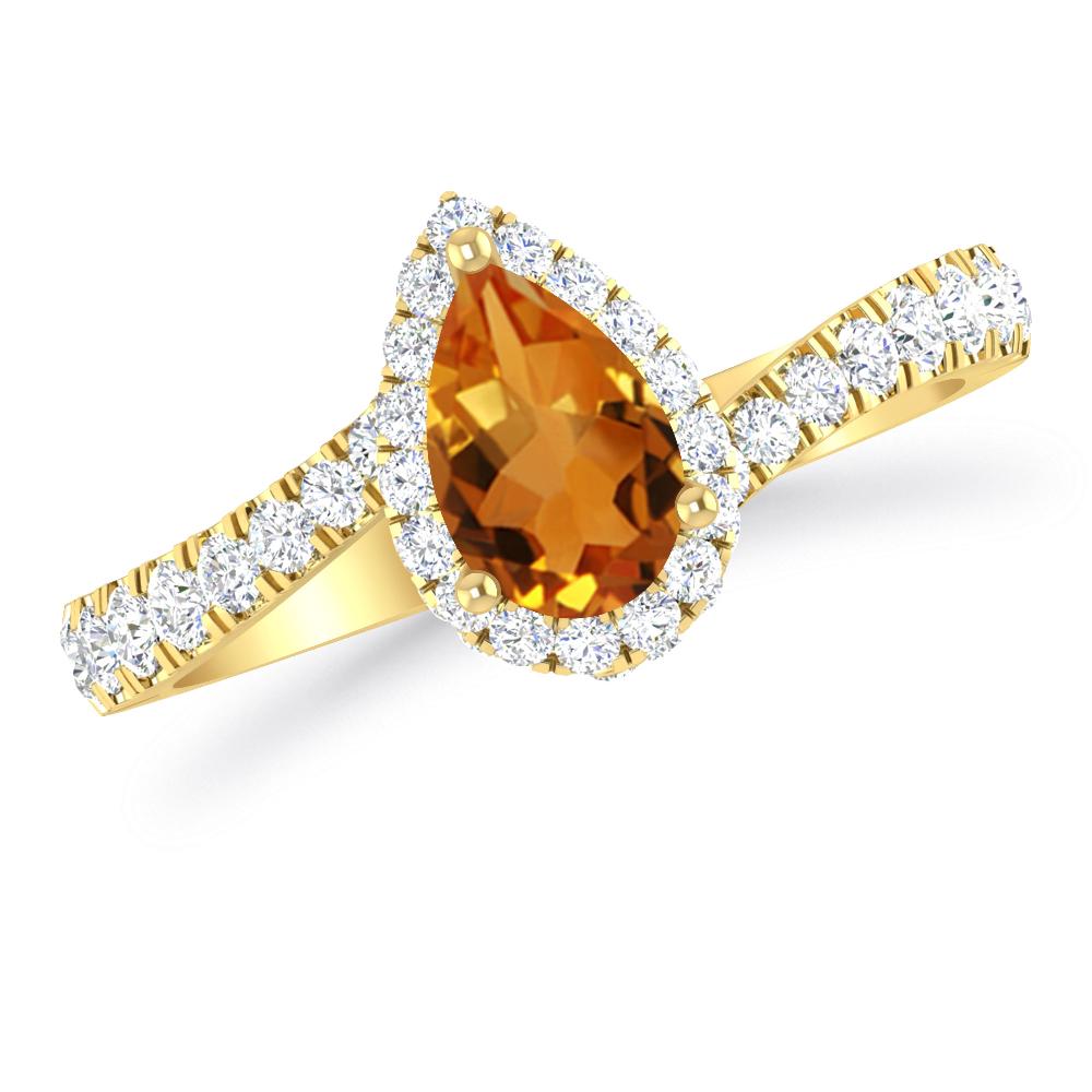 Yellow Gold - Citrine