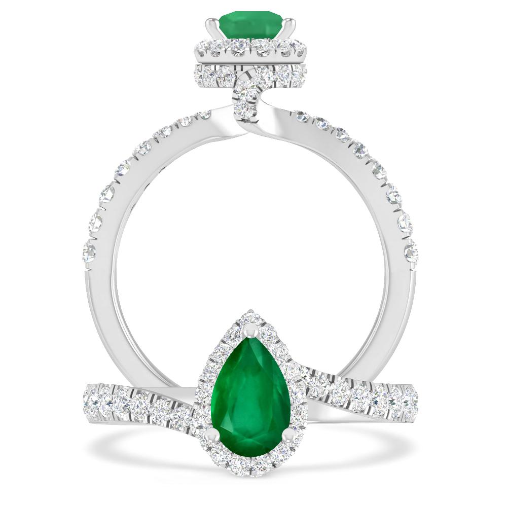 White Gold - Emerald