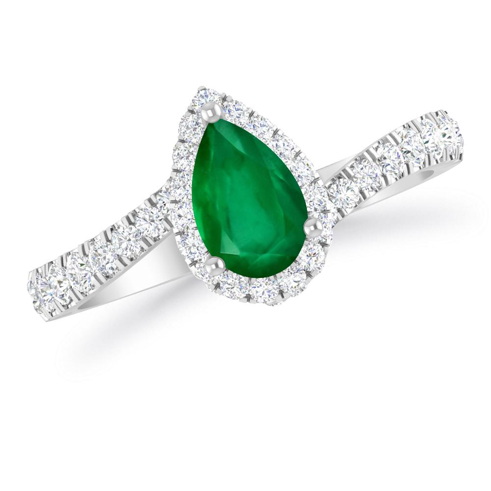 White Gold - Emerald