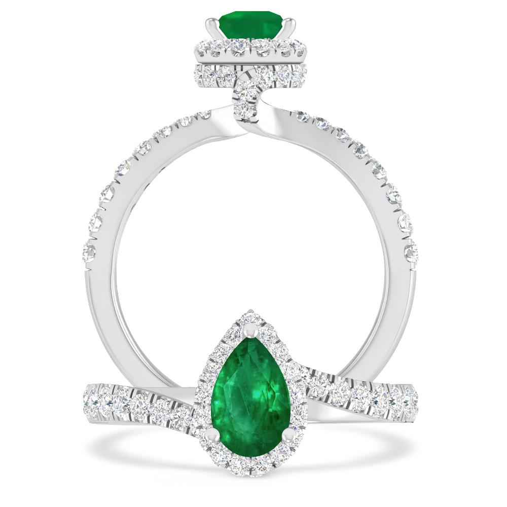 White Gold - Emerald