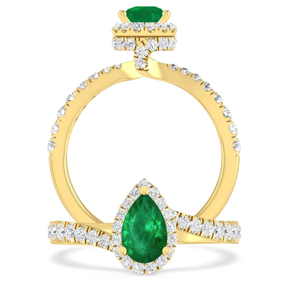 Yellow Gold - Emerald