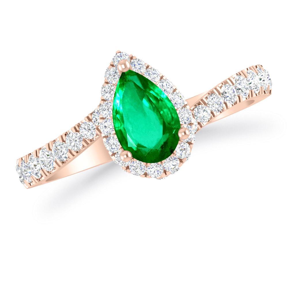 Rose Gold - Emerald