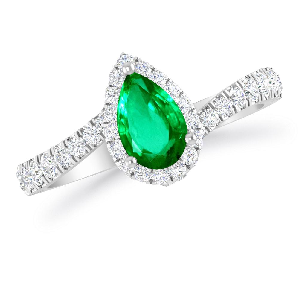 White Gold - Emerald