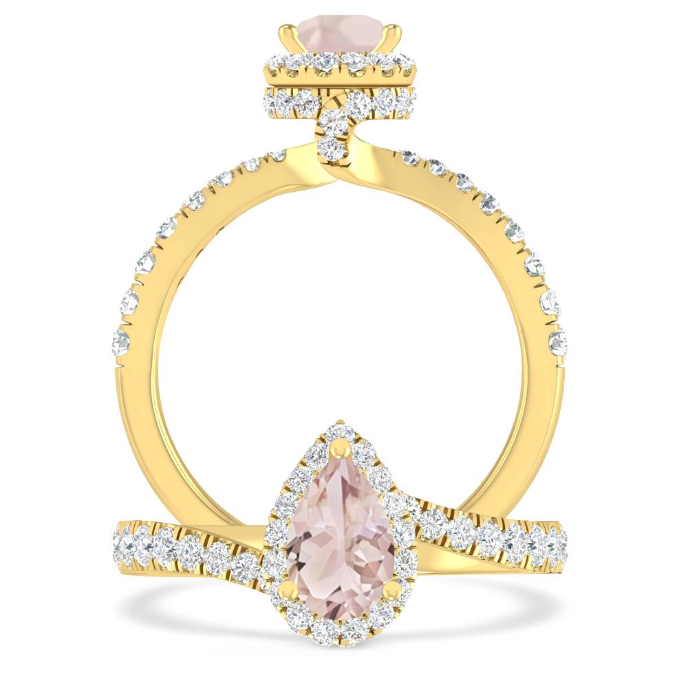 Yellow Gold - Morganite