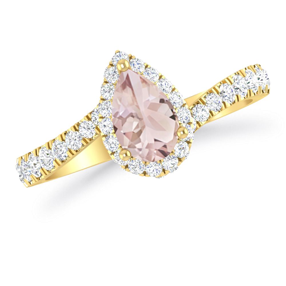 Yellow Gold - Morganite