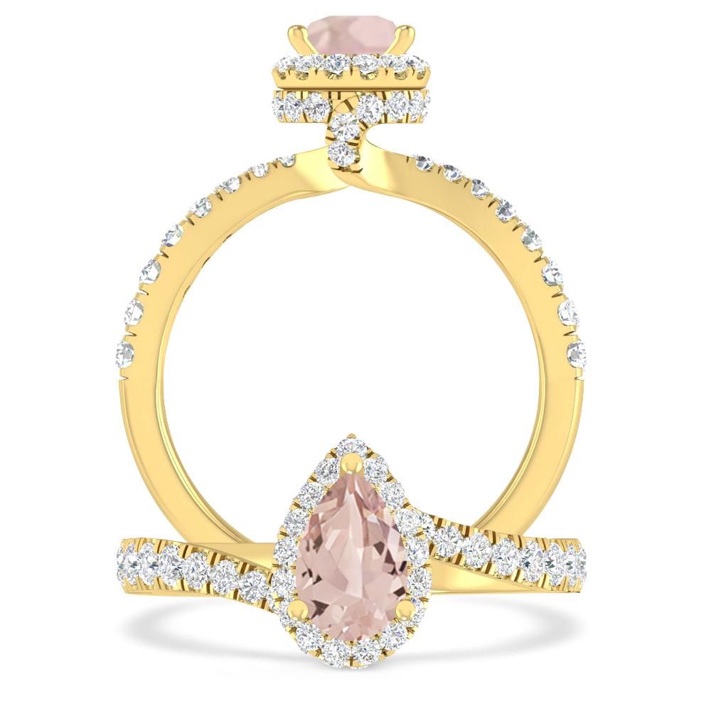 Yellow Gold - Morganite