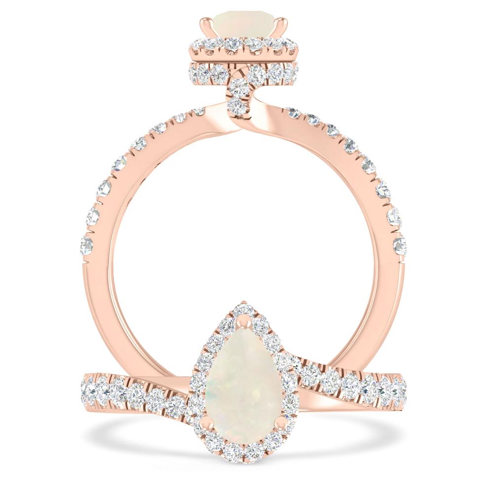 Rose Gold - Opal