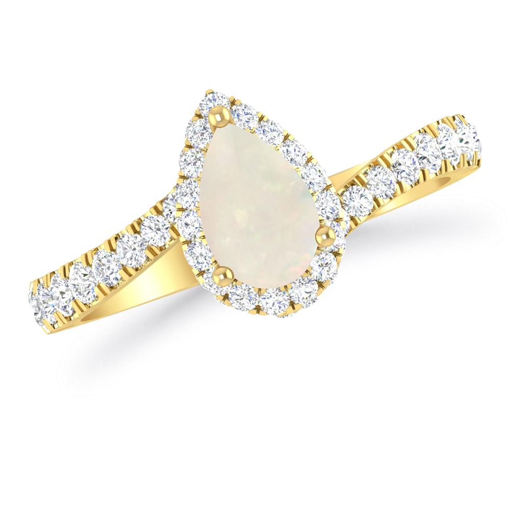 Yellow Gold - Opal