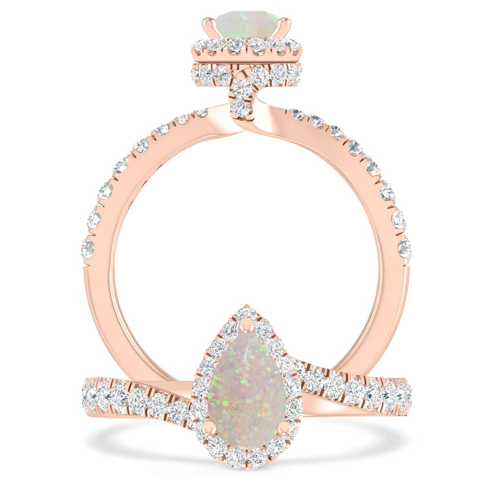 Rose Gold - Opal