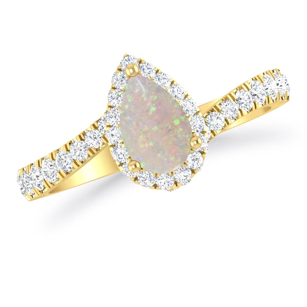 Yellow Gold - Opal