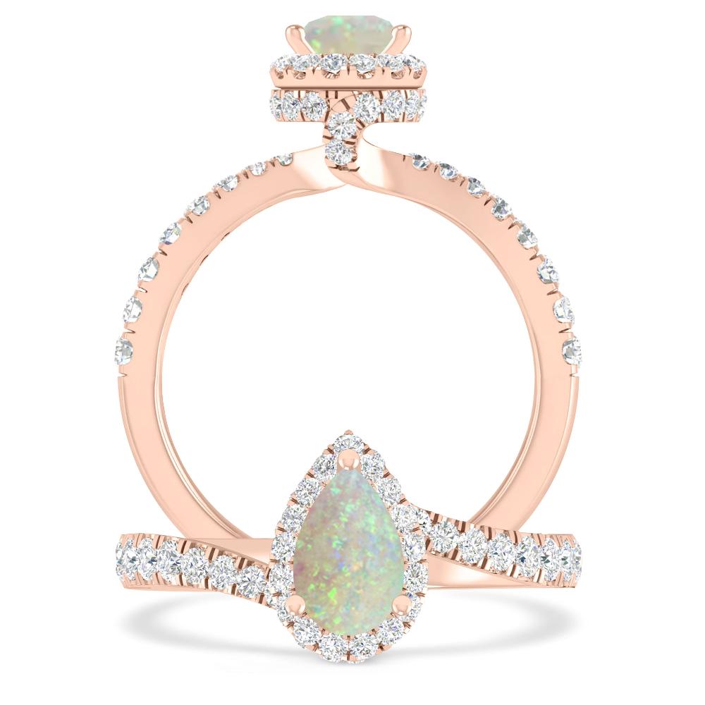 Rose Gold - Opal