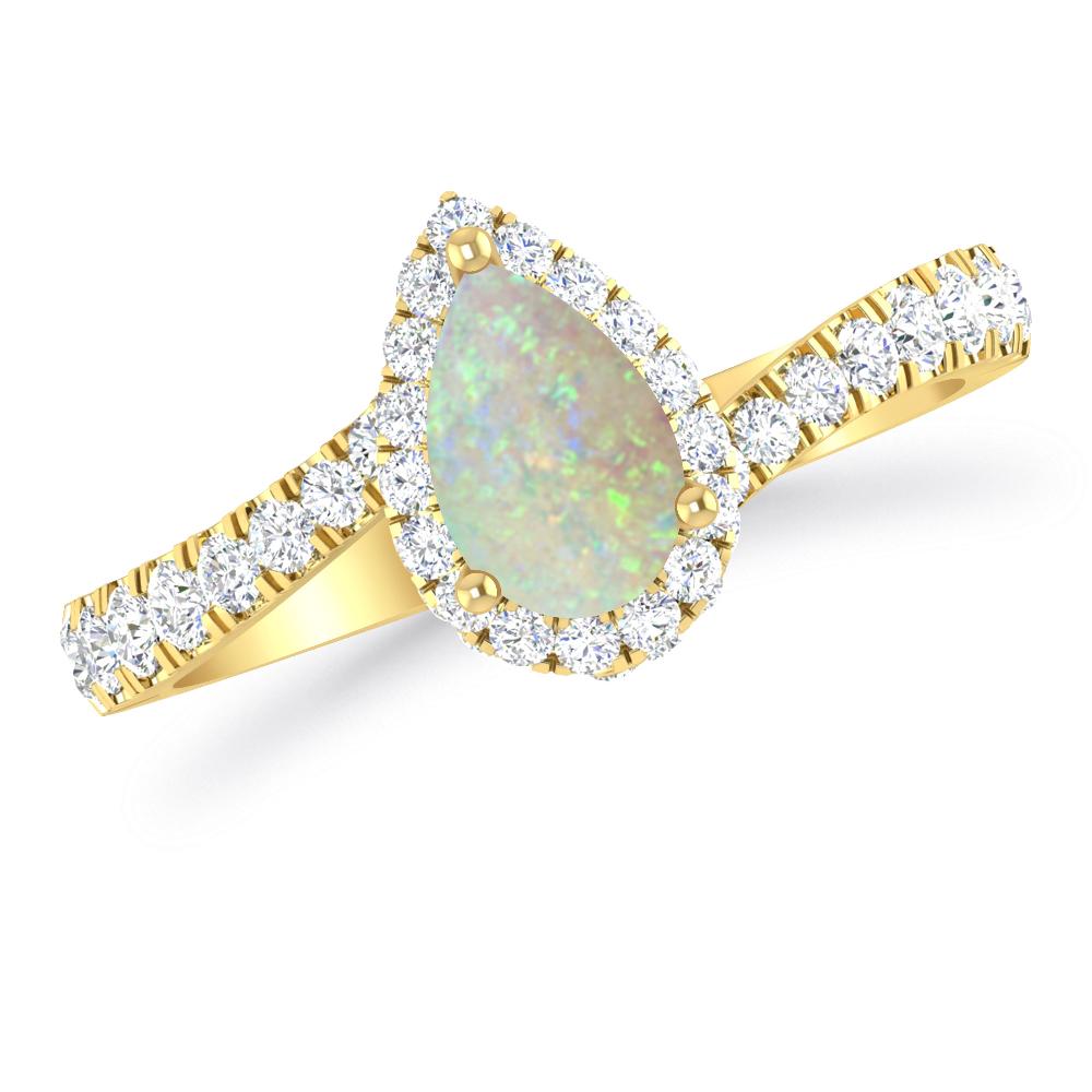 Yellow Gold - Opal