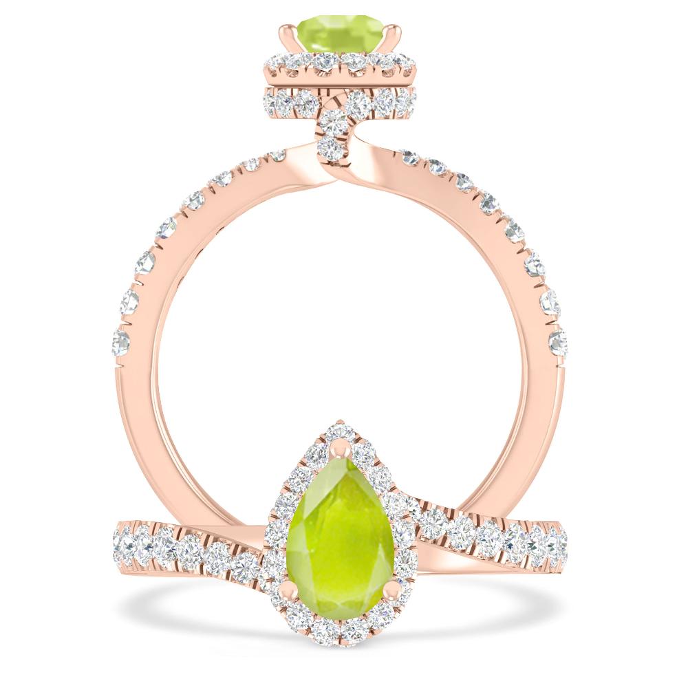 Rose Gold - Peridot