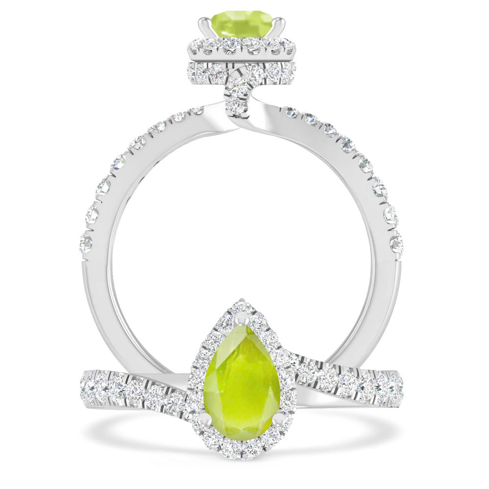 White Gold - Peridot