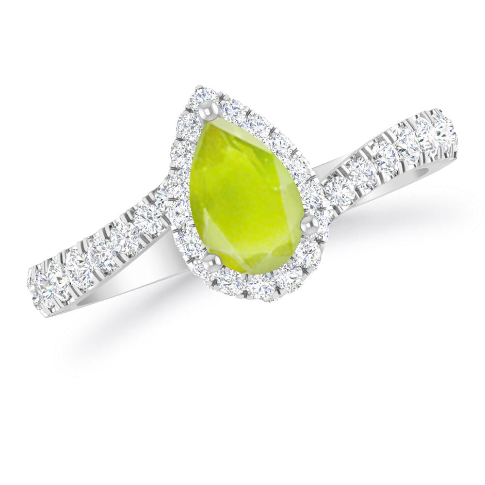 White Gold - Peridot