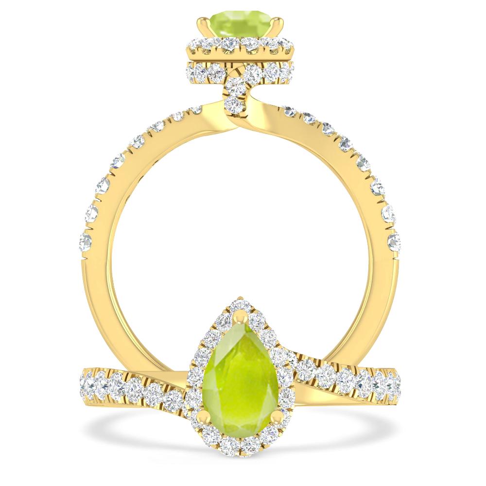 Yellow Gold - Peridot