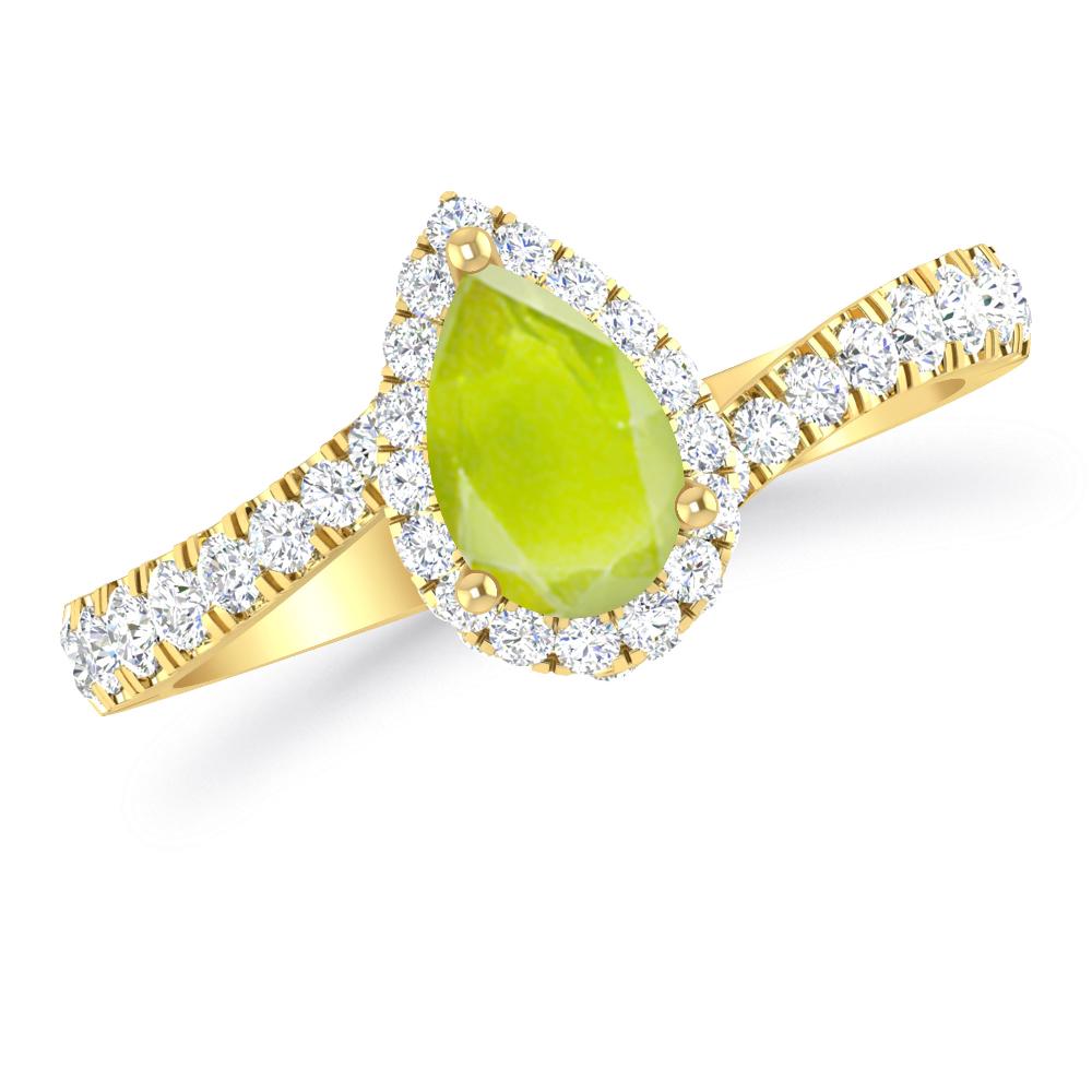 Yellow Gold - Peridot