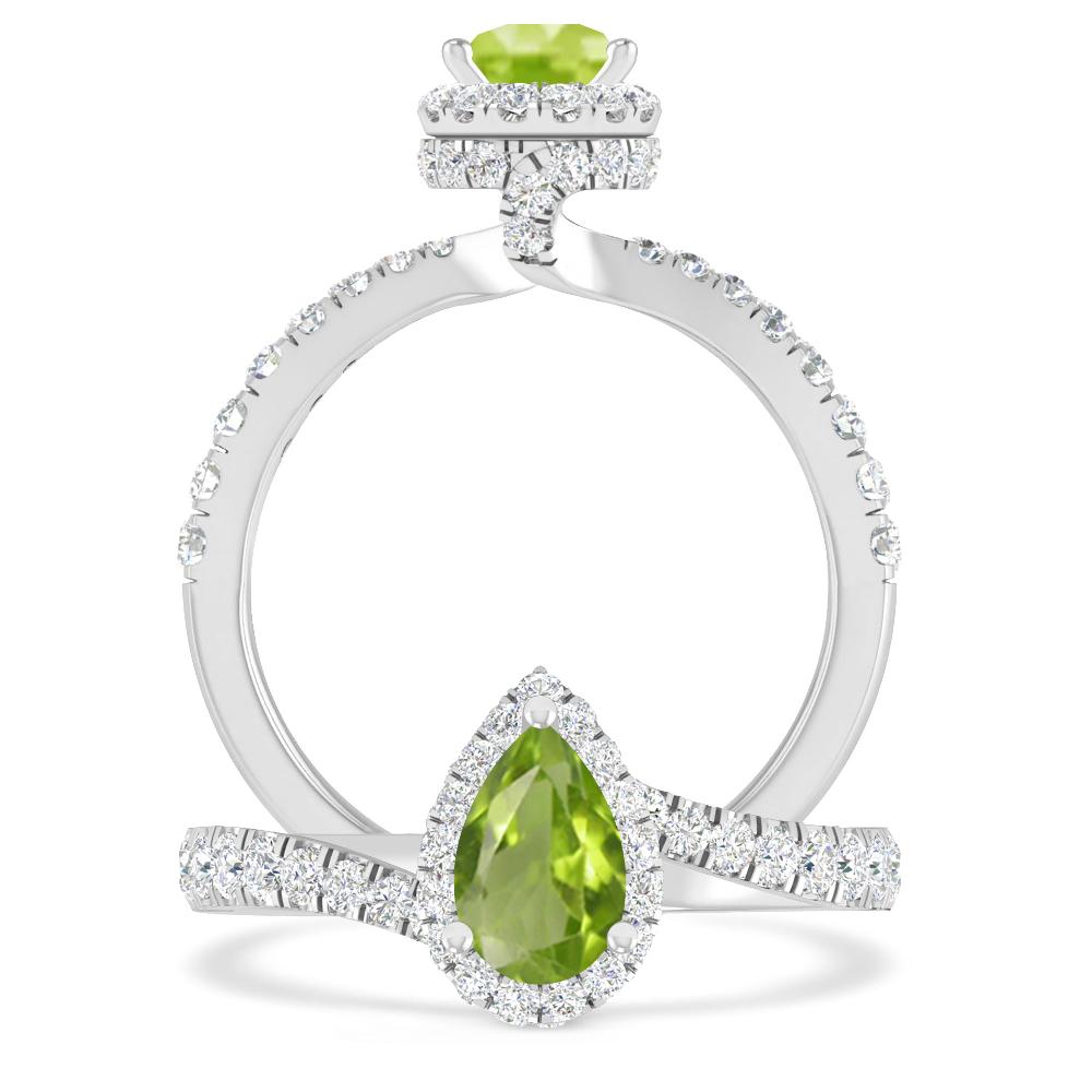 White Gold - Peridot