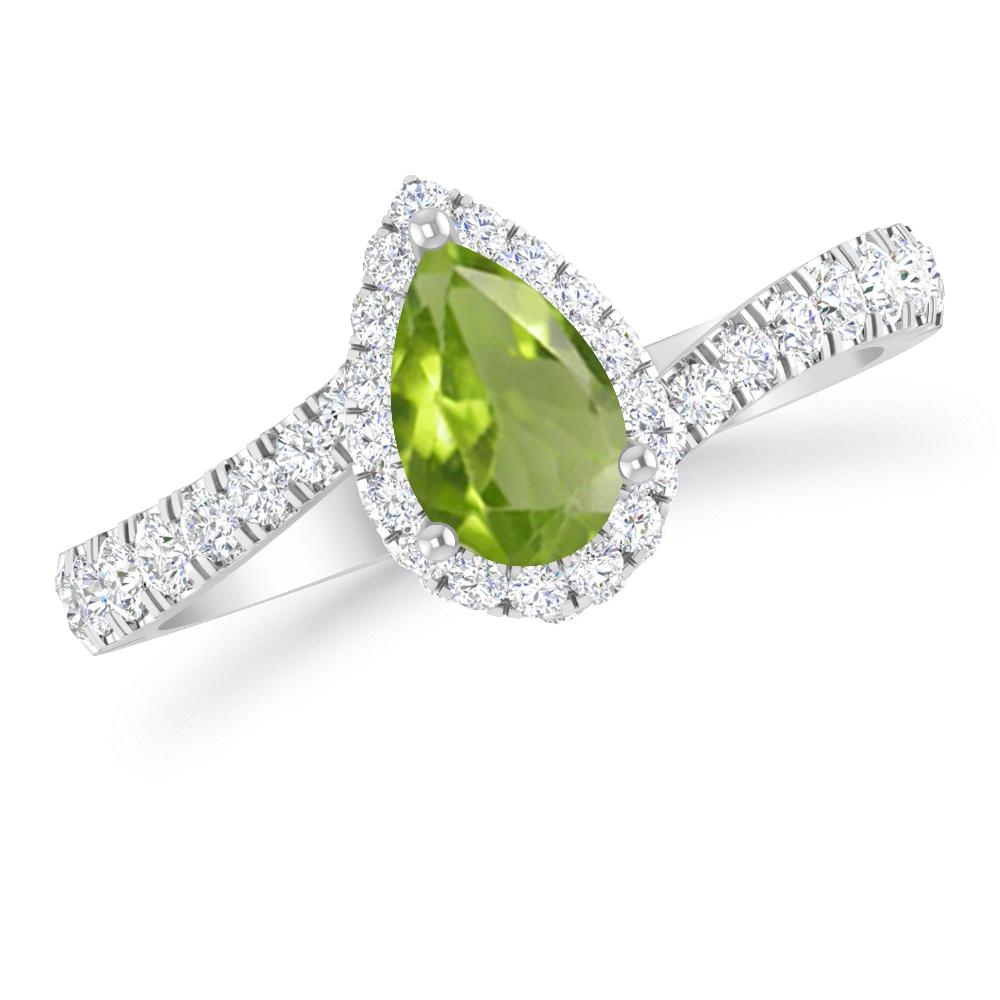 White Gold - Peridot