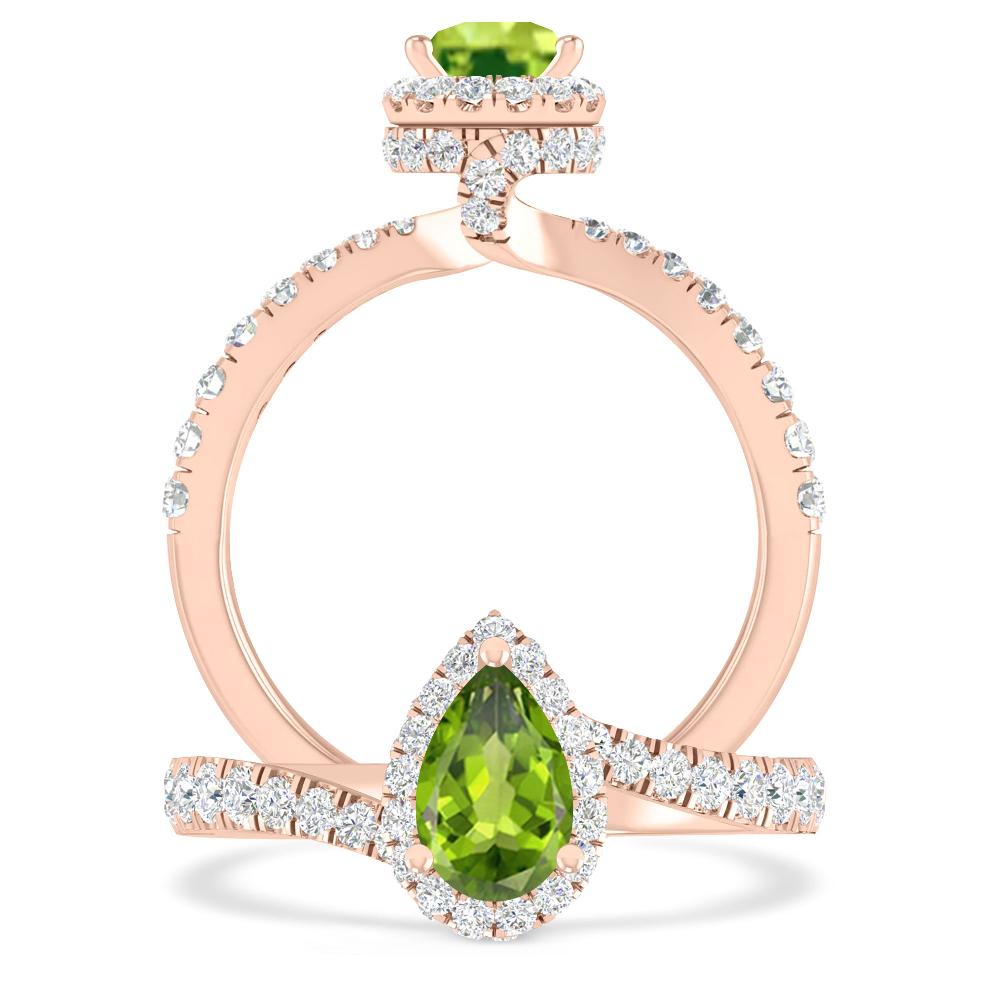 Rose Gold - Peridot