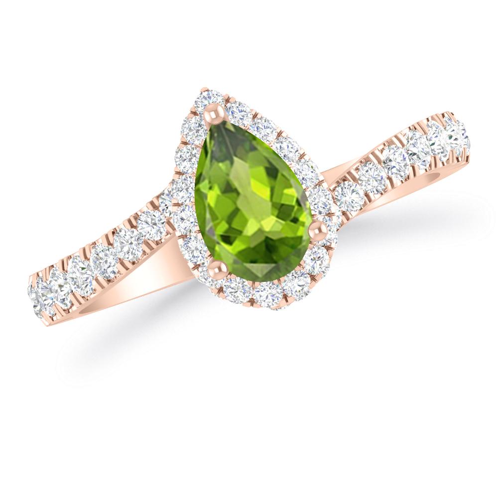 Rose Gold - Peridot