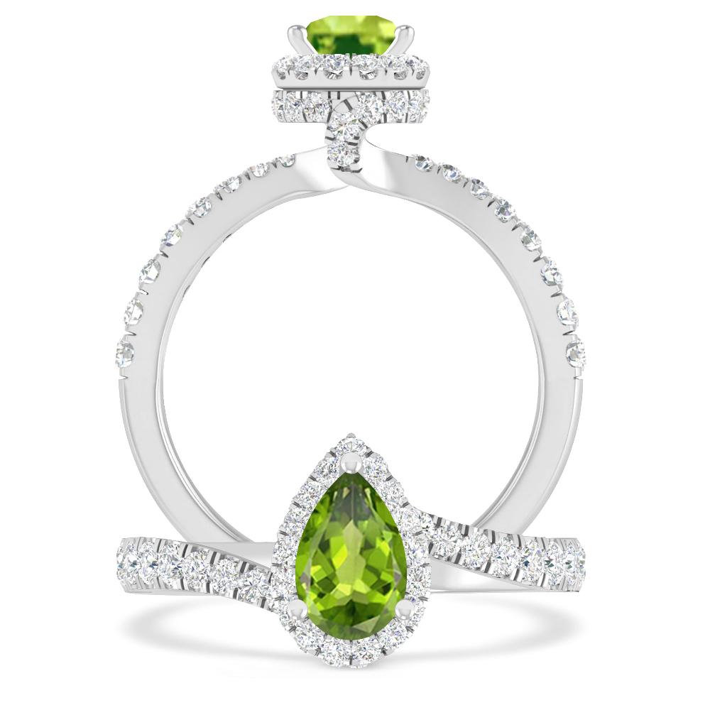 White Gold - Peridot