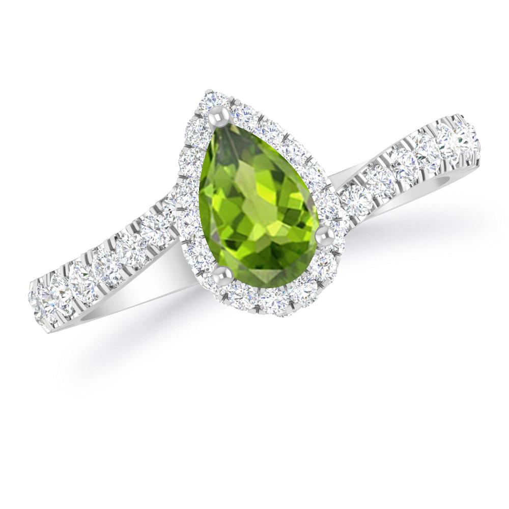 White Gold - Peridot