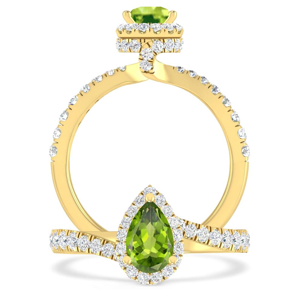 Yellow Gold - Peridot