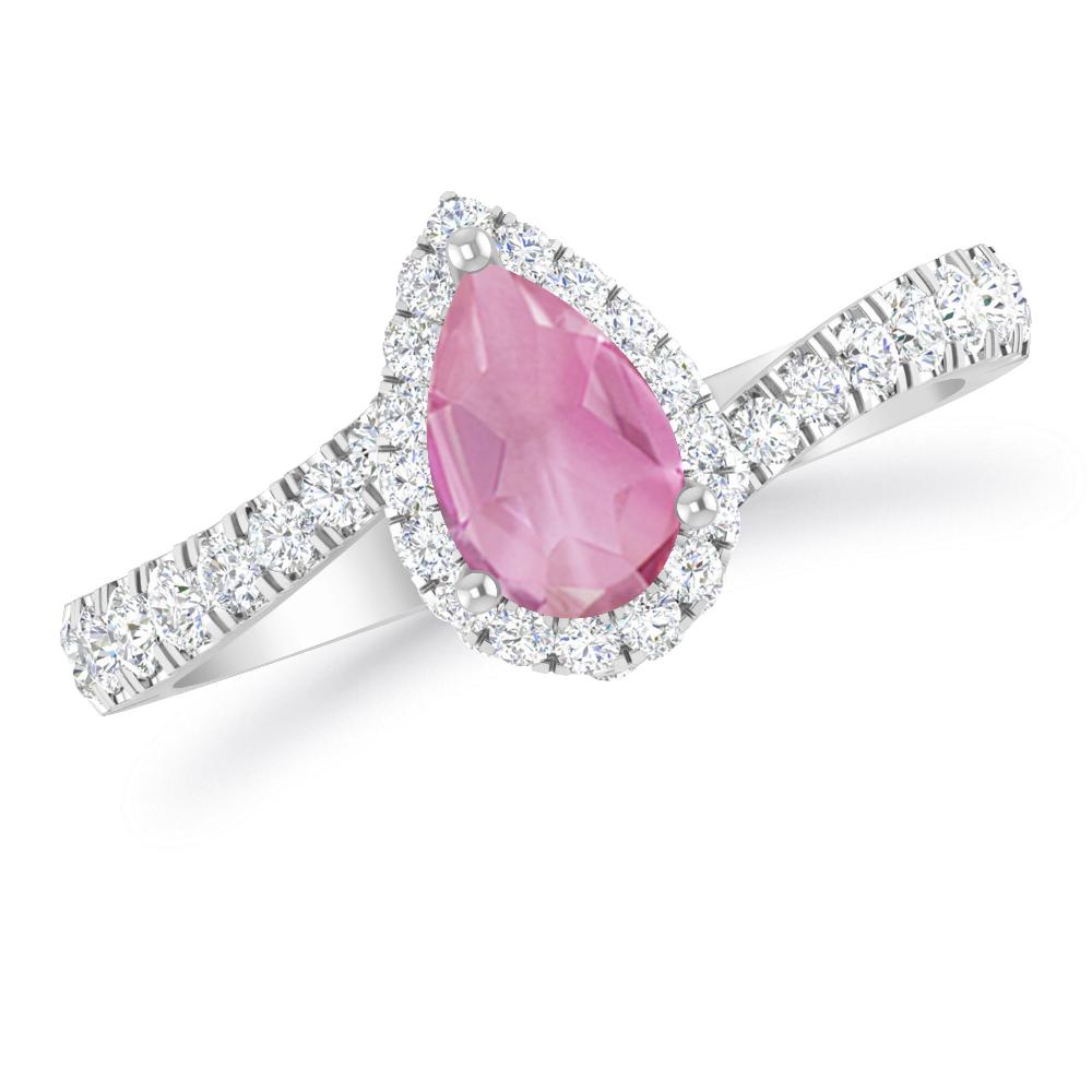 White Gold - Pink Tourmaline