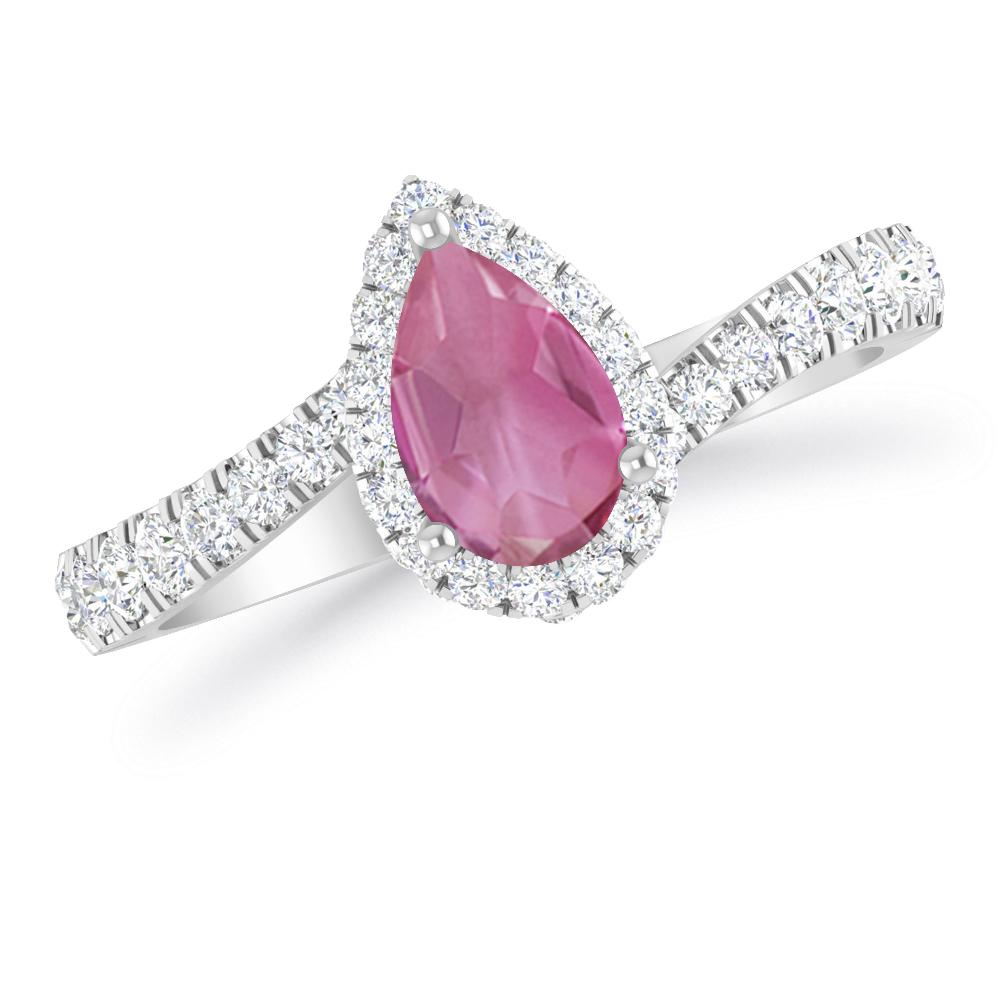 White Gold - Pink Tourmaline